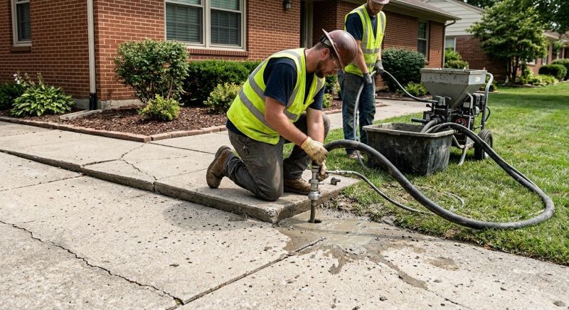 Concrete Settlement Repair in Corpus Christi, TX