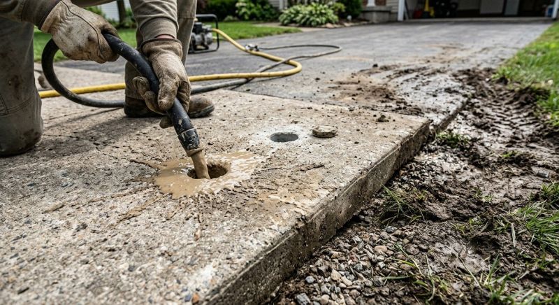 Concrete Settlement Repair in San Antonio, TX