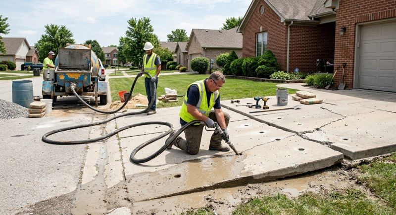 Driveway Slab Lifting in Corpus Christi, TX