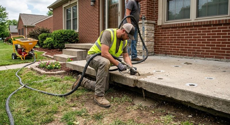 Porch Leveling in Des Moines, IA
