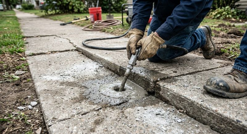 Sunken Patio Repair in Des Moines, IA