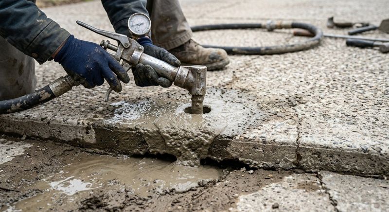 Concrete Settlement Repair in Corpus Christi, TX