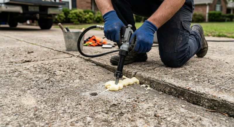 Driveway Slab Lifting in West Des Moines, IA