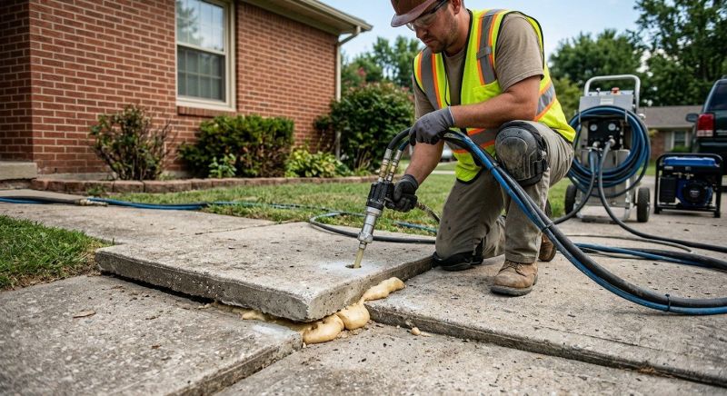 Sidewalk Leveling in San Antonio, TX